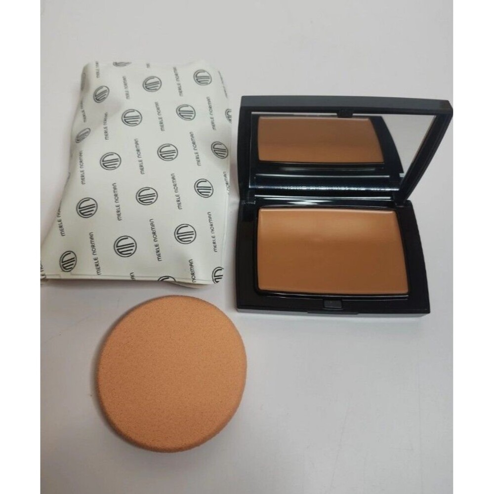 Merle Norman Total Finish Compact Makeup Amber Beige Foundation New